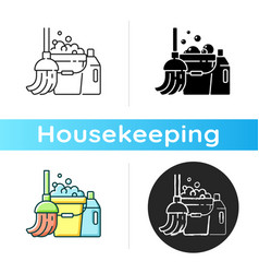 Floor Mopping Icon