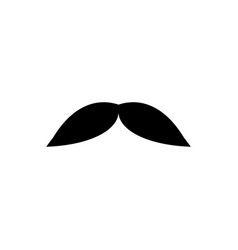 Retro Mustache Icon Simple Style Man Hair Salon