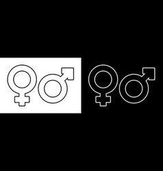 Male And Female Gender Icon