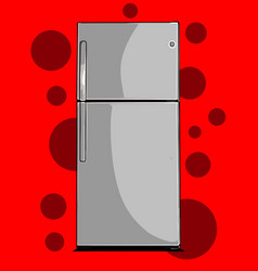 Retro Refrigerator Cooler Template