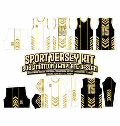 Gradient Gold Arrow Jersey Design Sportswear