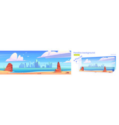 Parallax Background City Skyline Architecture