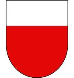 Coat Of Arms Of Lausanne In Canton Of The Vaud