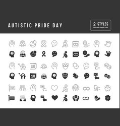 Simple Icons Autistic Pride Day