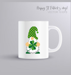 Happy St Patrick S Day - Gnome With Leafs Clover