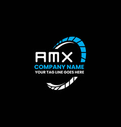 Amx Letter Logo Creative Design With Graphic