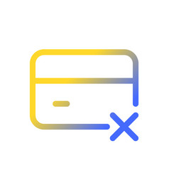 Payment Card Block Pixel Perfect Gradient Linear