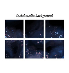 Abstract Social Media Post Design Templates Sky