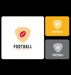 American Football Logo Design Template