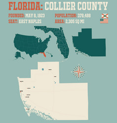 Map Collier County In Florida