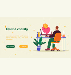 Online Charity Poster