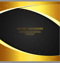 Abstract Golden Wave Background