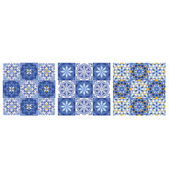 Azulejo Tile Mosaic Seamless Pattern