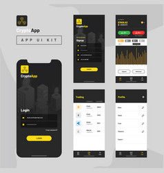 Crypto App Ui Kit For Responsive Mobile