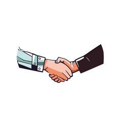 Business People Shaking Hands In Agreement