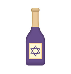 Happy Hanukkah Celebration Wine Bottle