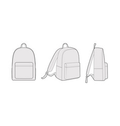 Backpack Silhouette Bag Fashion Accessory