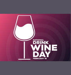 National Drink Wine Day February