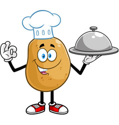 Potato Chef Cartoon Character