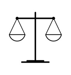 Scale Equal Icon Lawyer Crime Web Sign Protection