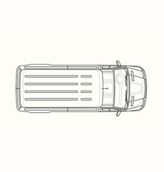 Van Linear Top View