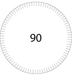 Circle Dial Scale Division Round Template