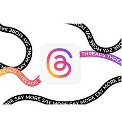 Threads Rainbow Logo Instagram App With Design