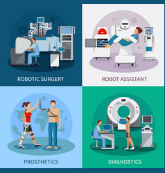 Bionic 2x2 Design Concept With Robotic Equipment