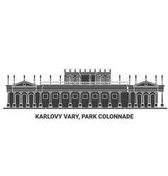 Czech Republic Karlovy Vary Park Colonnade