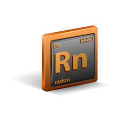 Radon Chemical Element Chemical Symbol