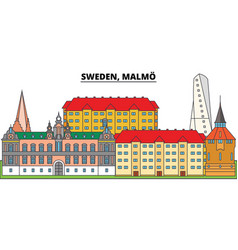 Sweden Malmo City Skyline Architecture