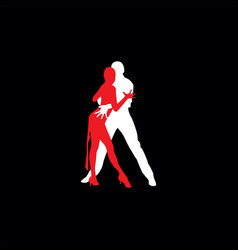 Latin Dancers Silhouettes