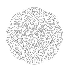 Mystic Mandala Design For Coloring Book Page