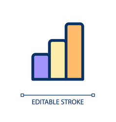 Bar Chart Pixel Perfect Rgb Color Ui Icon