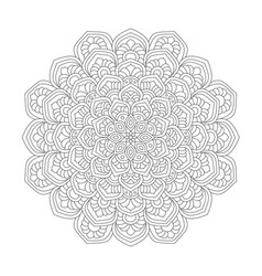 Mystical Cosmic Mandala Coloring Book Page