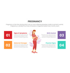 Pregnancy Infographic Concept For Slide