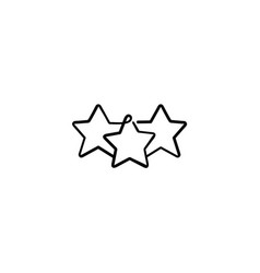 Stars Line Style Icon Design