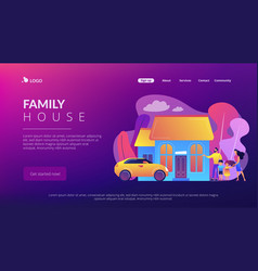 Family House Concept Landing Page