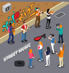 Street Musicians Isometric