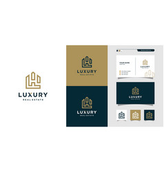 Luxury Real Estate Logo And Business Card Design