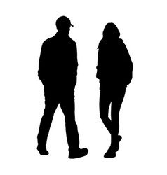 Man And Woman Walking Forward Couple