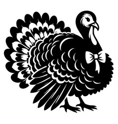 Elegant Turkey In Bow Tie