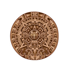 Cartoon Mayan Calendar