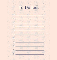 To Do List Study Planner Worksheet Template