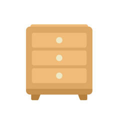 Wood Drawer Icon Flat Room Design