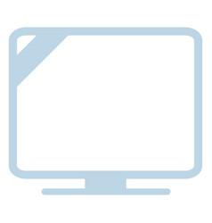 Lcd Television Line Icon