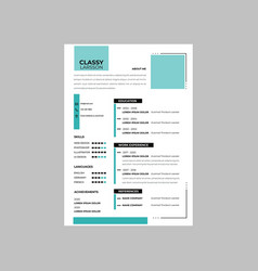 Professional Cv Resume Template Design Cover