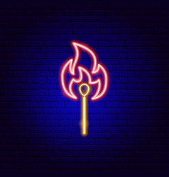 Lucifer Match Neon Sign