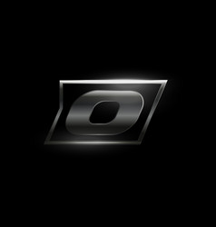 Carbon Speed Letter O Logo Dark Matte Metal