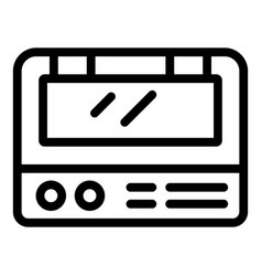 Digital Currency Detector Icon Outline